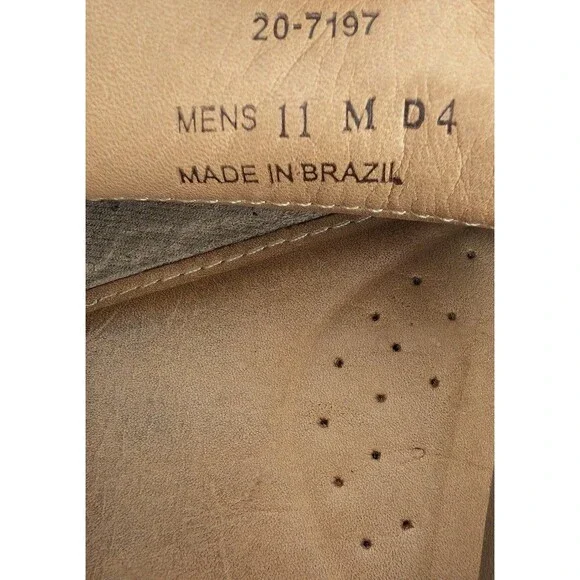 Johnston Murphy Men’s Blue Suede Penny Driving Loafers Shoes Sz 11 Brazil - Picture 9 of 10